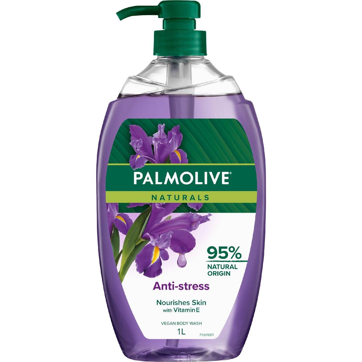 Palmolive Body Wash Shower Gel Naturals Anti Stress 1L