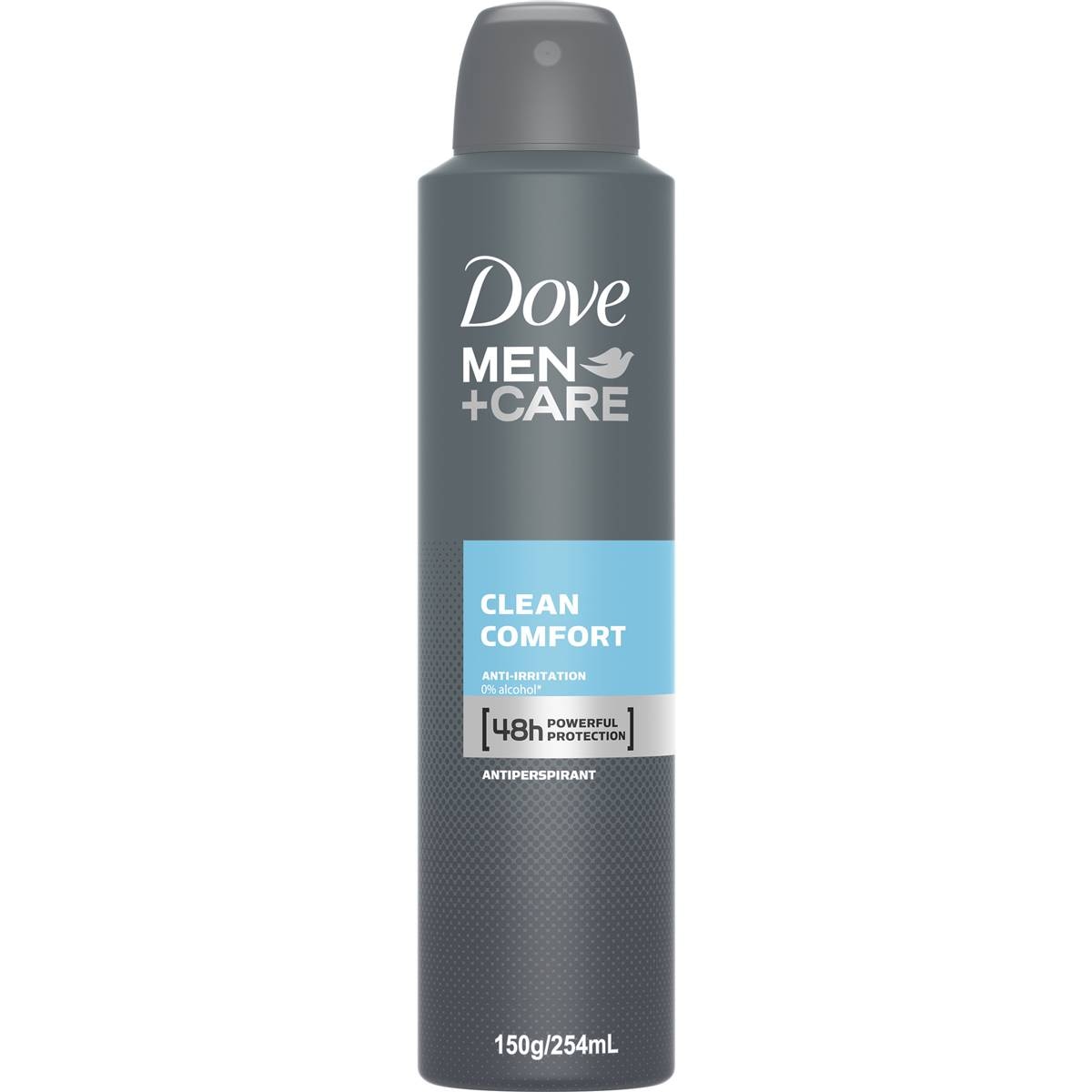 Dove Men Antiperspirant Deodorant Spray Clean Comfort Alcohol Free
