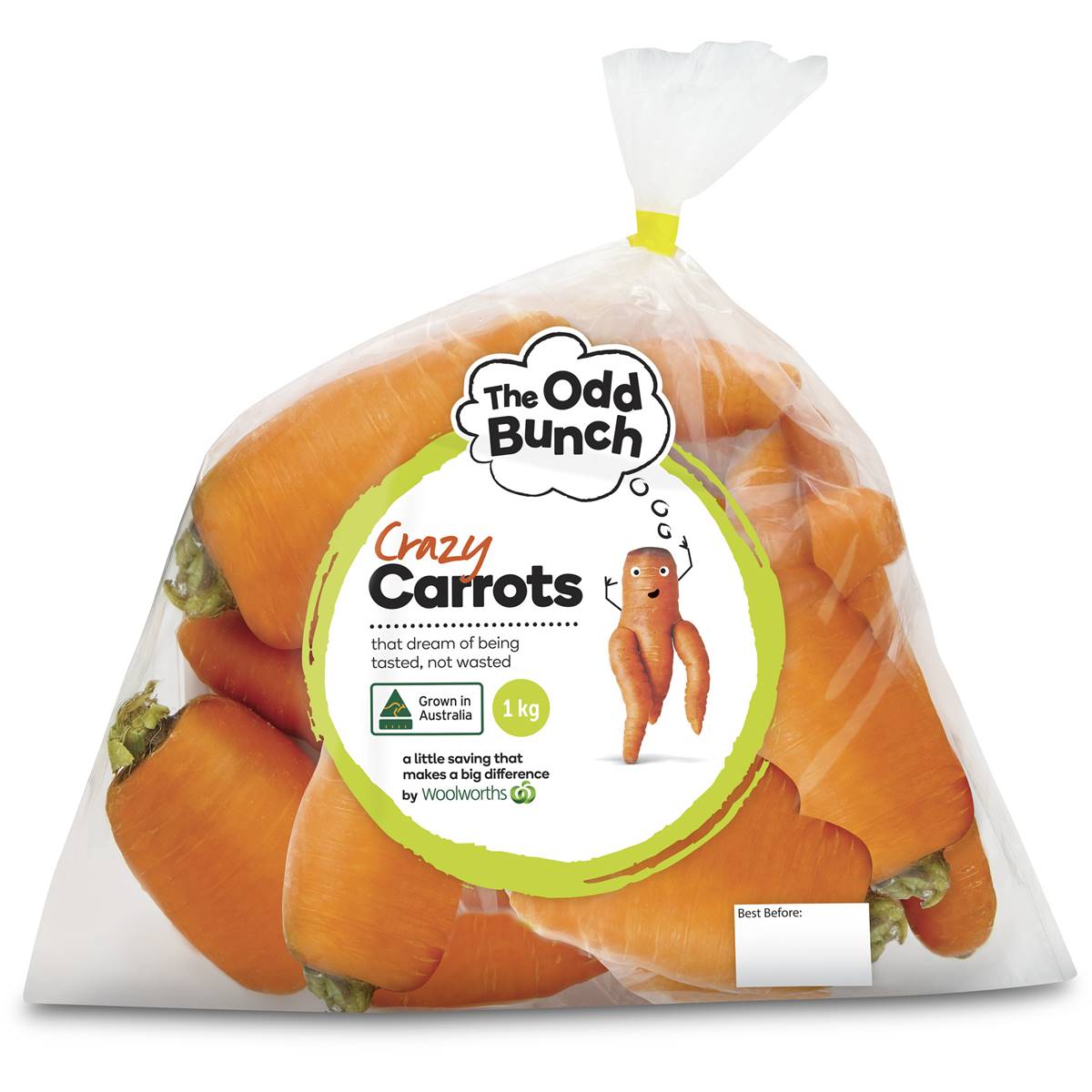 Calories in The Odd Bunch Carrot Prepacked