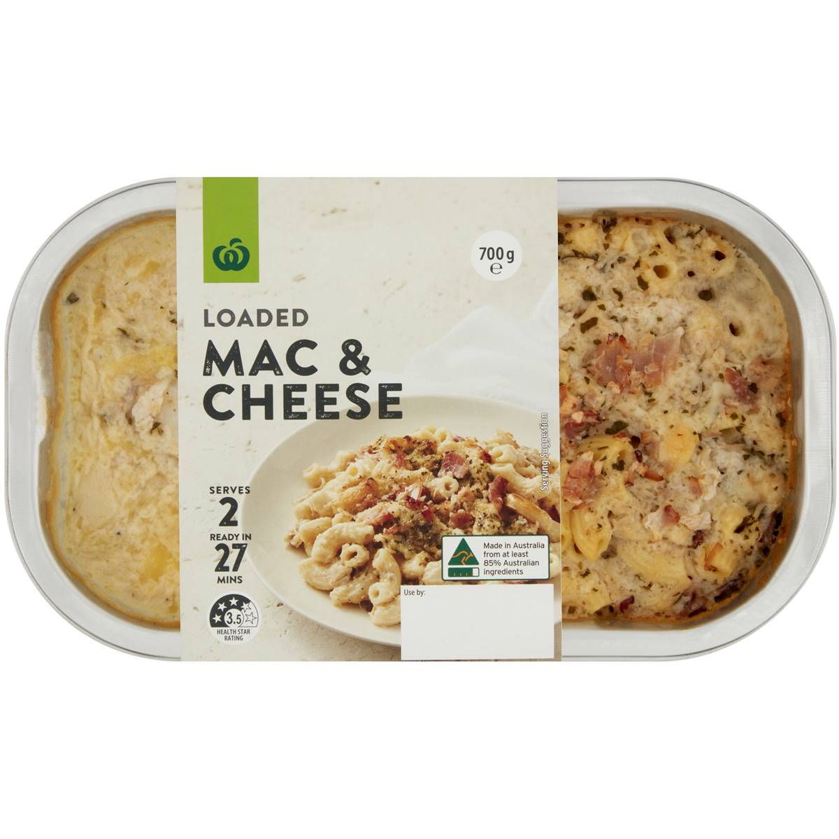 Calories in Woolworths Loaded Mac & Cheese calcount
