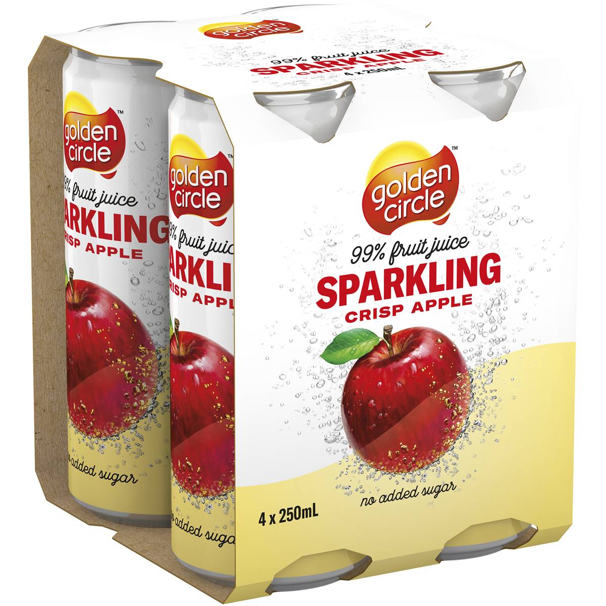 Calories in Golden Circle Sparkling Fruit Juice Crisp Apple Calorie