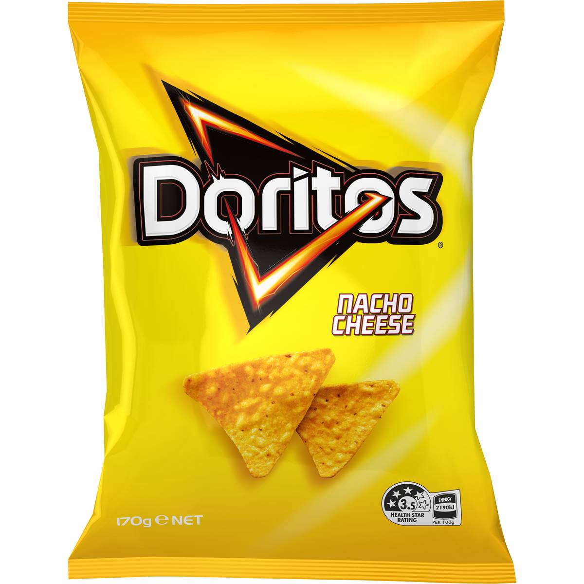 Calories in Doritos Share Pack Nacho Cheese calcount