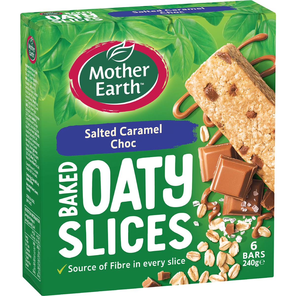 Mother Earth Oaty Slice Salted Caramel