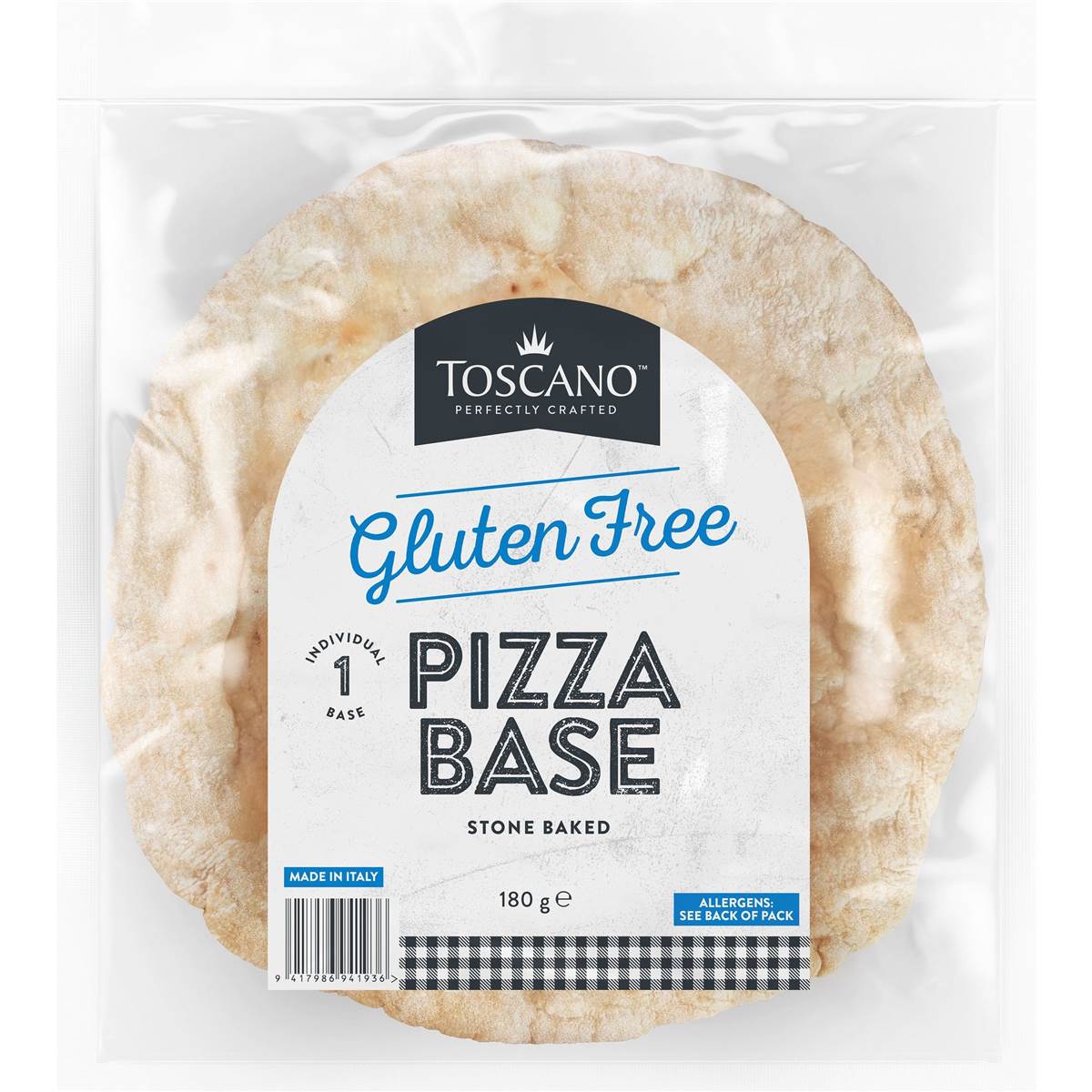 Toscano Gluten Free Pizza Base 180g