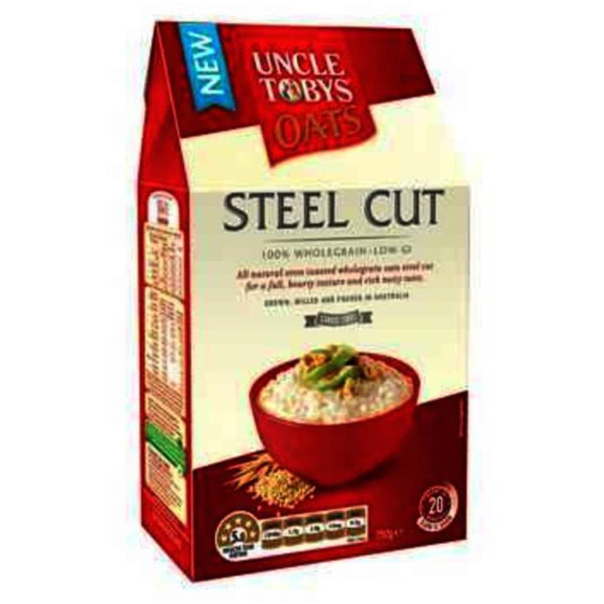 Uncle Tobys Steel Cut Oats 750g Woolworths