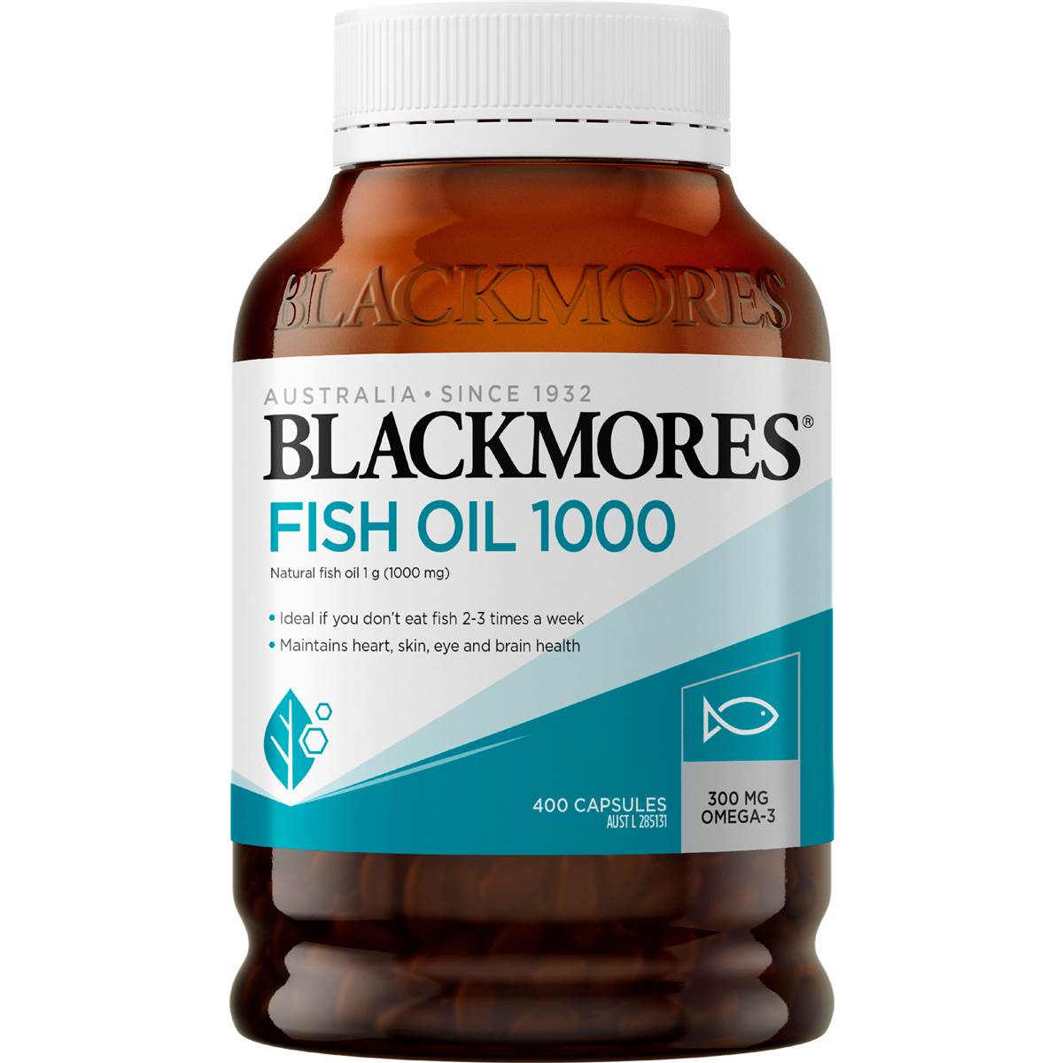 Blackmores Fish Oil 1000mg Omega-3 Capsules 400 pack