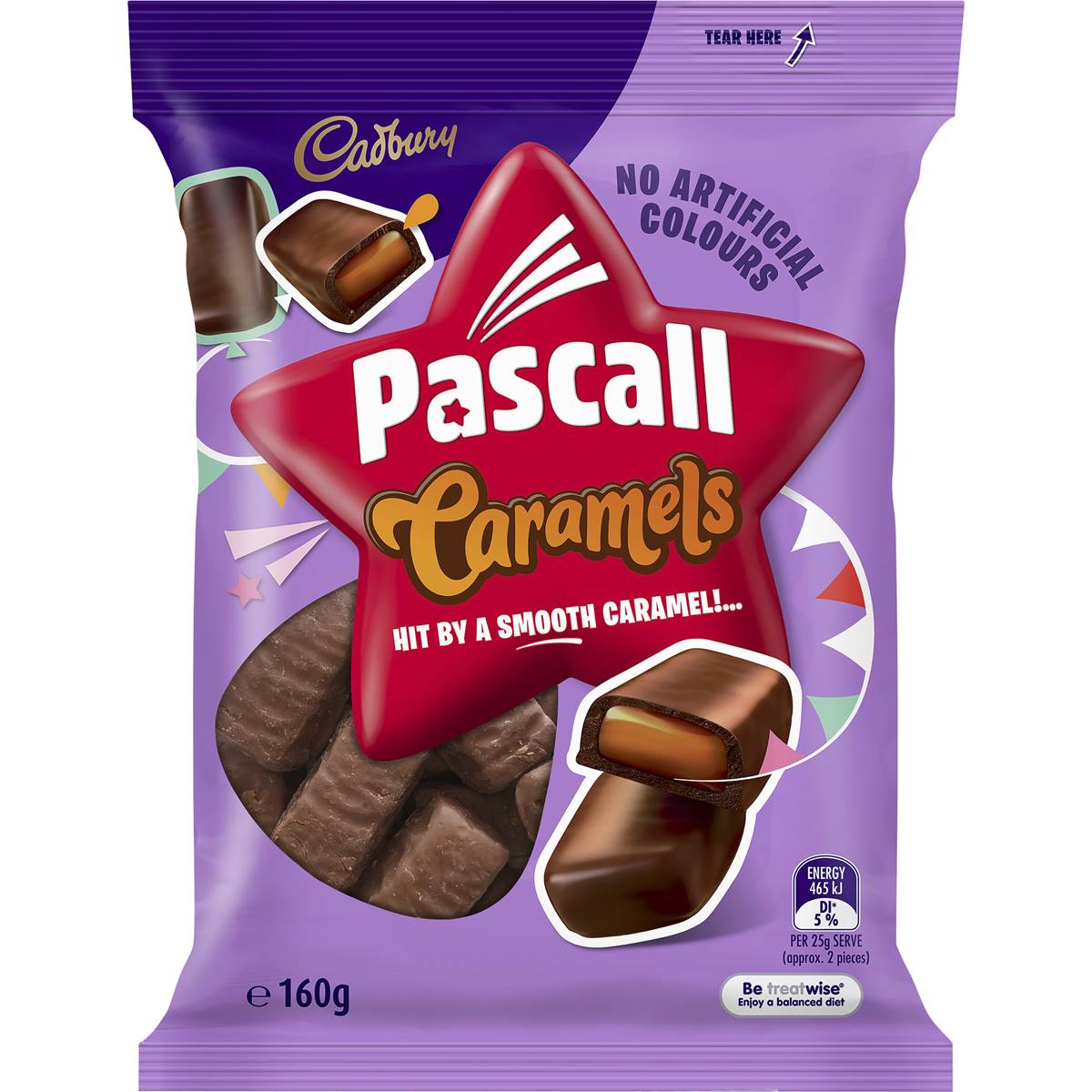Calories in Cadbury Caramels calcount
