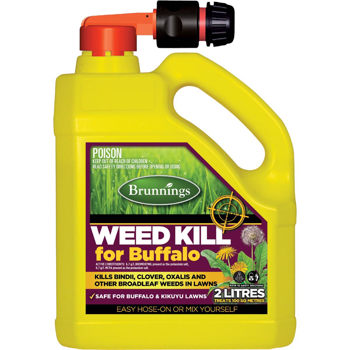 Brunnings Weed Kill For Buffalo Lawn Hose On