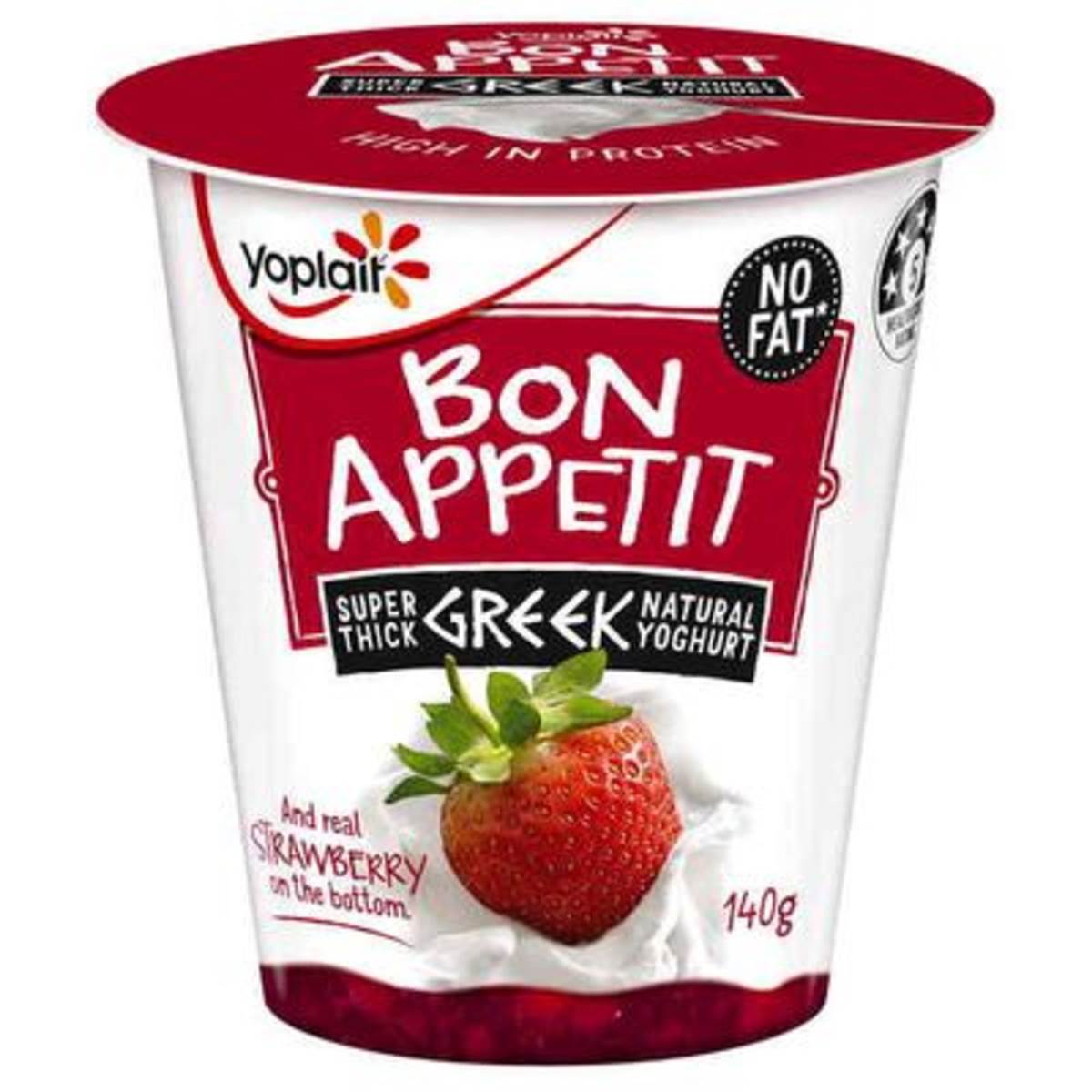 Yoplait Bon Appetit Strawberry Yoghurt 140g Woolworths