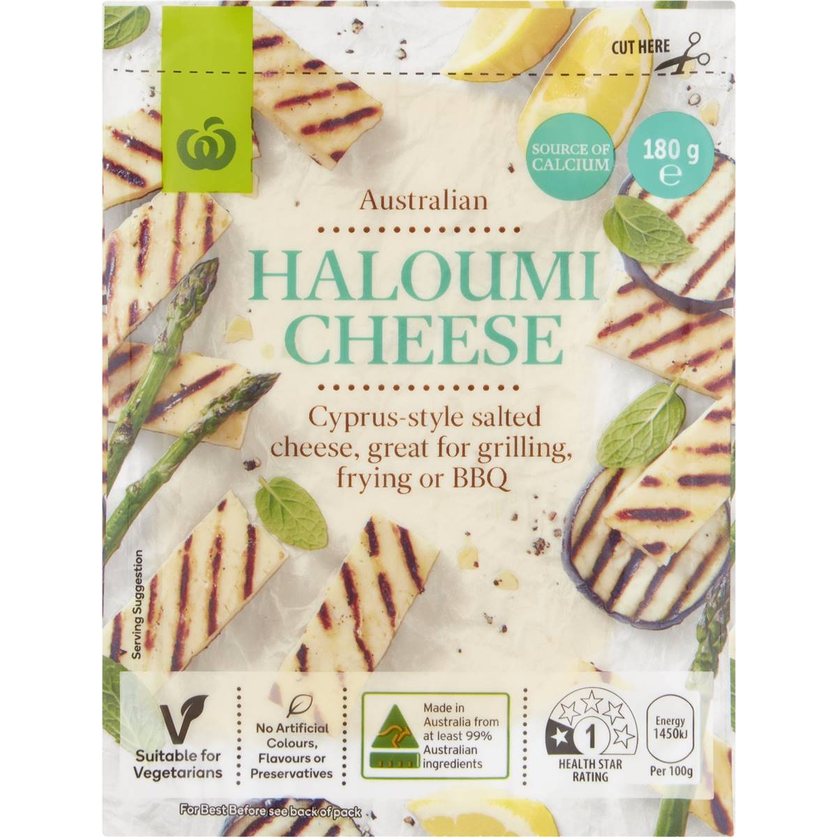 Calories in Woolworths Haloumi
