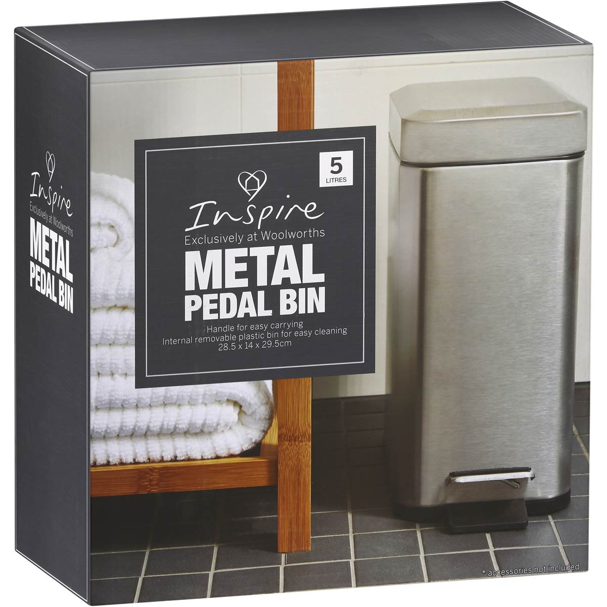 Inspire Metal Pedal Bin