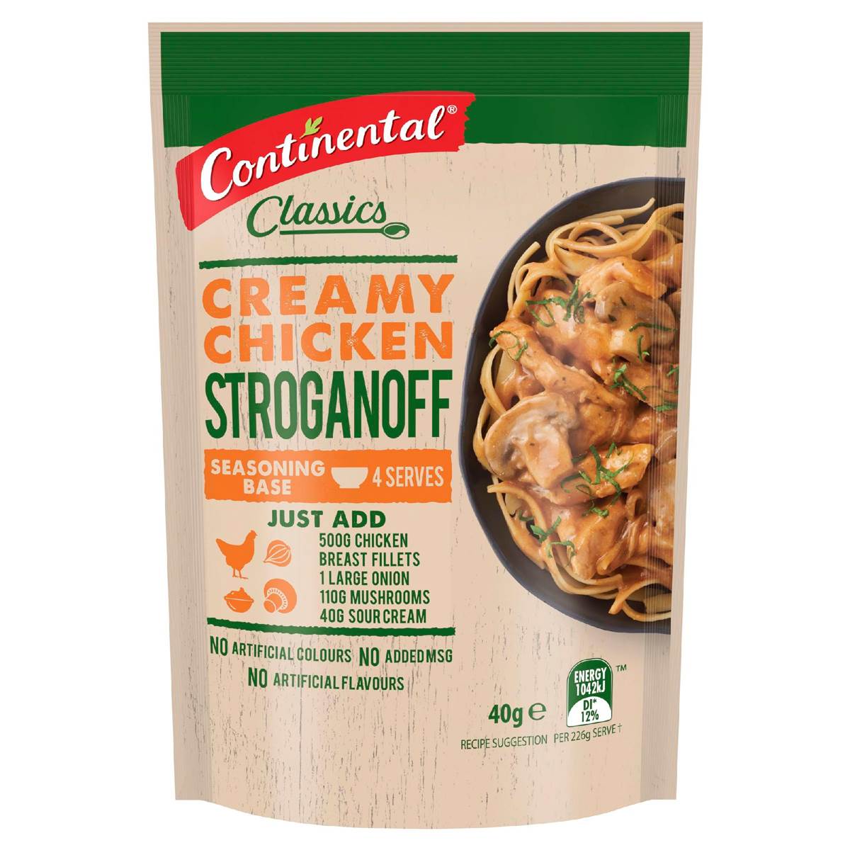 Continental Recipe Base Creamy Chicken Stroganoff 40g