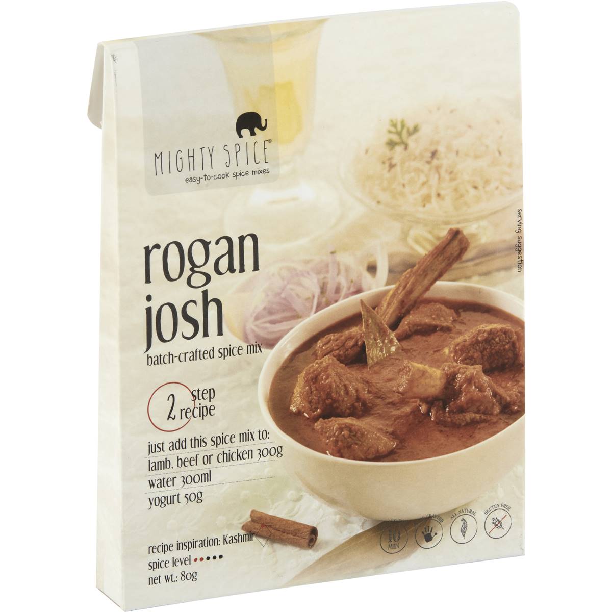Calories in The Spice Tailor Rustic Rogan Josh calcount