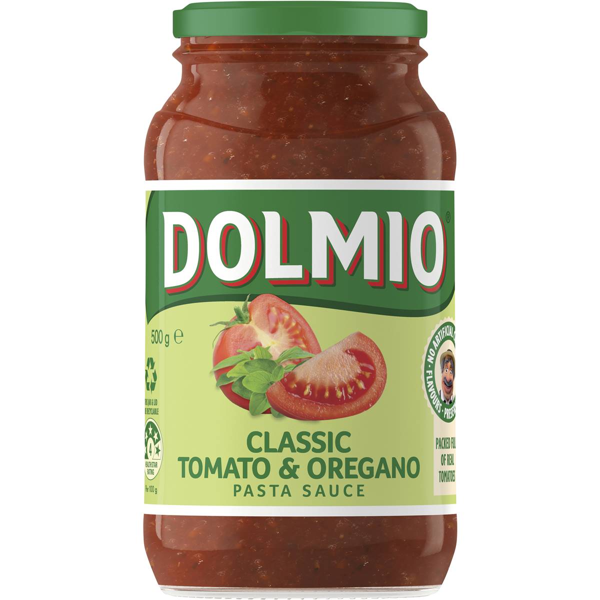 Calories in Dolmio Traditional Recipe Classic Tomato & Oregano Pasta