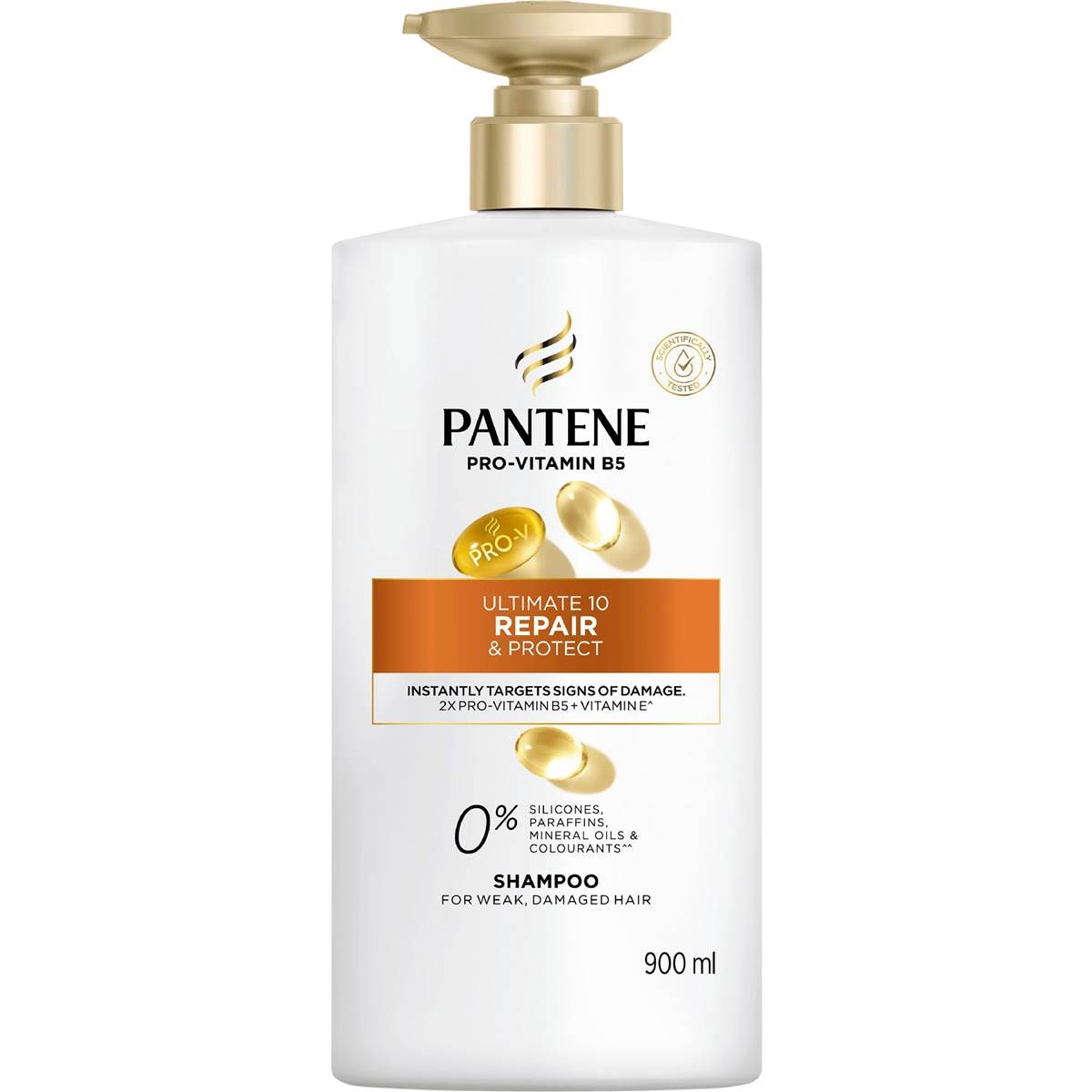 Pantene Ultimate 10 Repair & Protect Shampoo for Damage 900mL