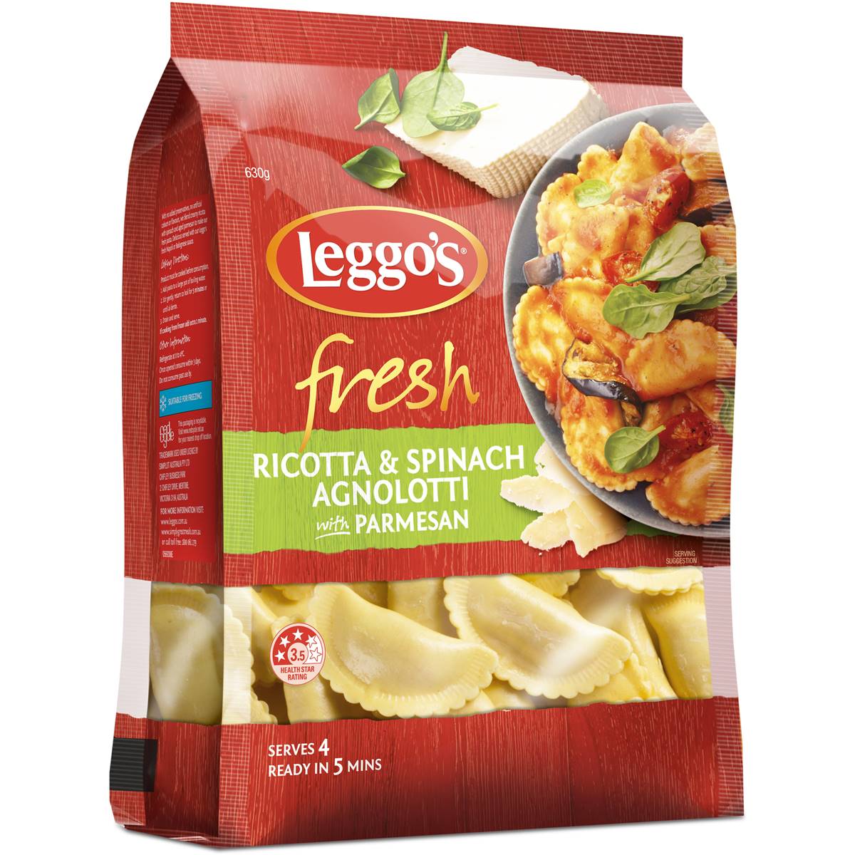 Leggo's Fresh Ricotta & Spinach Agnolotti