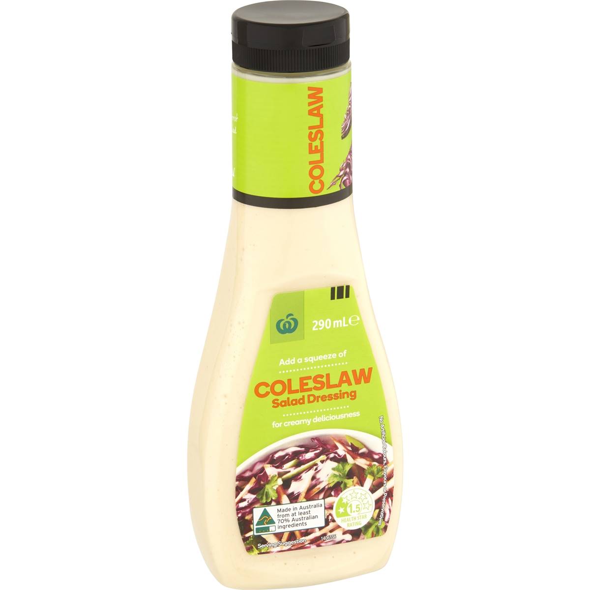 Calories in Woolworths Dressing Coleslaw