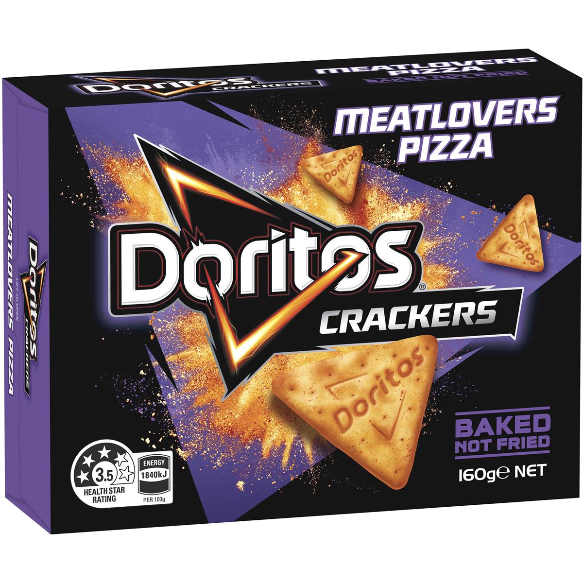 Calories in Doritos Crackers Meat Lovers Pizza calcount