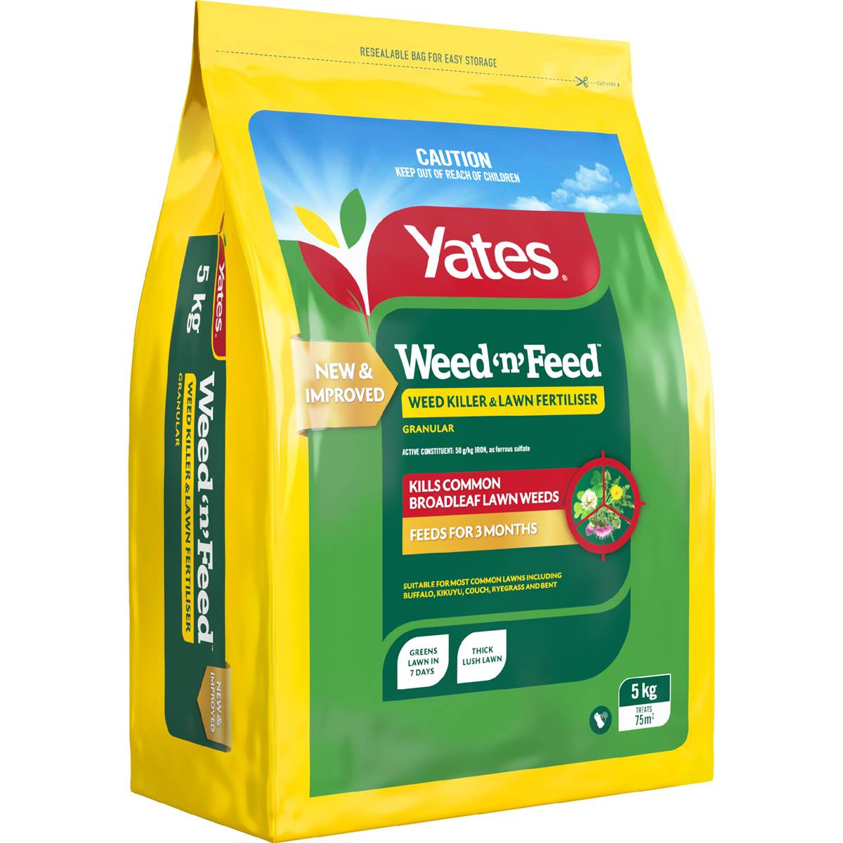Yates Weed 'n' Feed Fertiliser 5kg