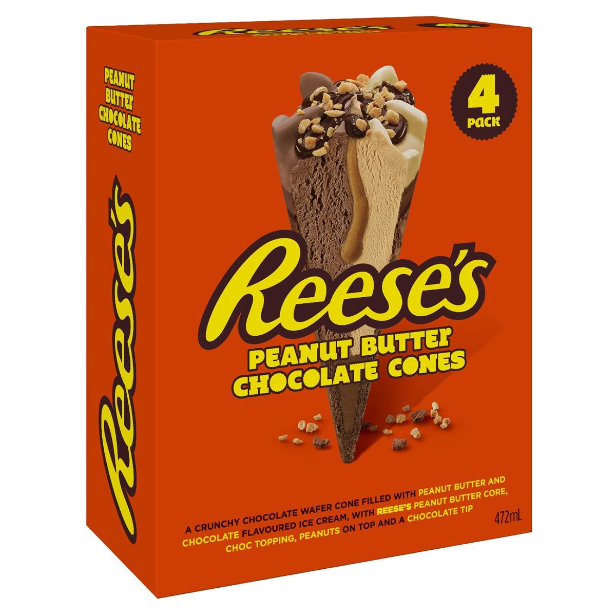 Calories in Reese's Peanut Butter Chocolate Cone calcount