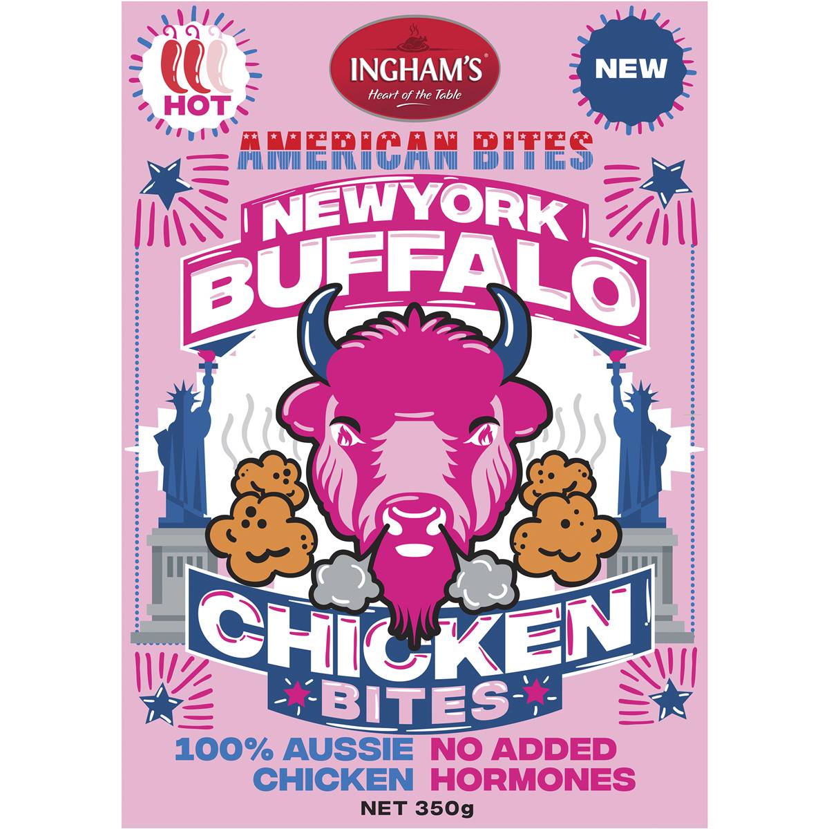 Calories in Ingham's New York Buffalo Chicken Bites calcount