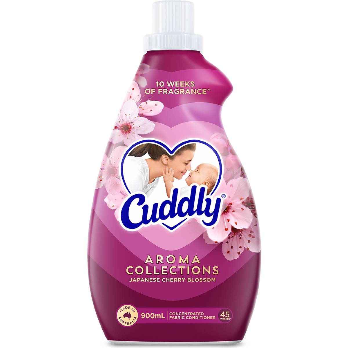 Cuddly Ultra Fabric Softener Japanese Cherry Blossom 900mL