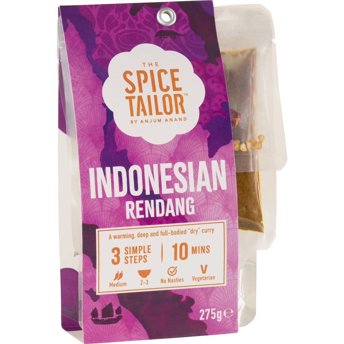 Calories in The Spice Tailor Indonesian Rendang Curry Kit calcount
