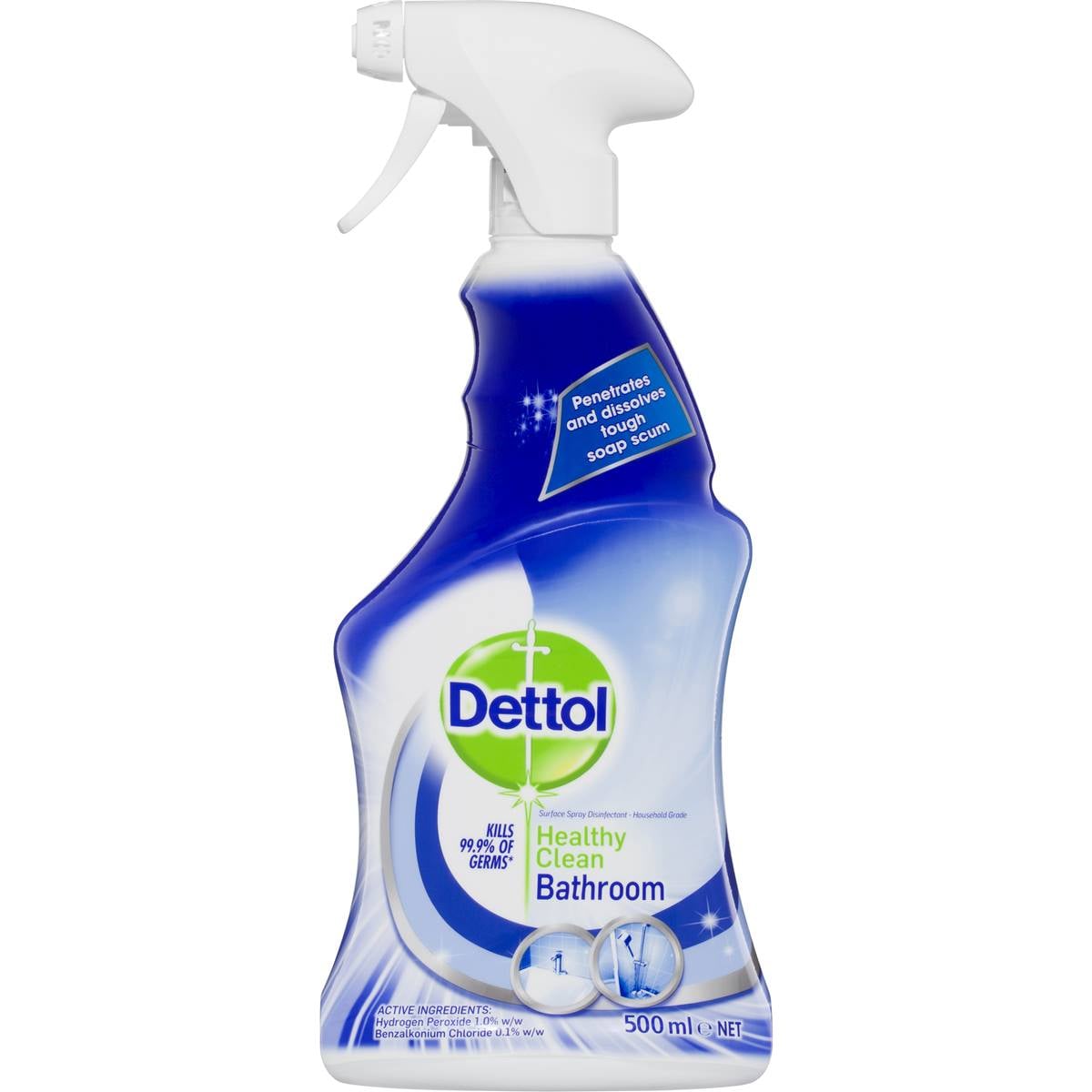 Dettol Healthy Clean Antibacterial Bathroom Cleaner Trigger Spray