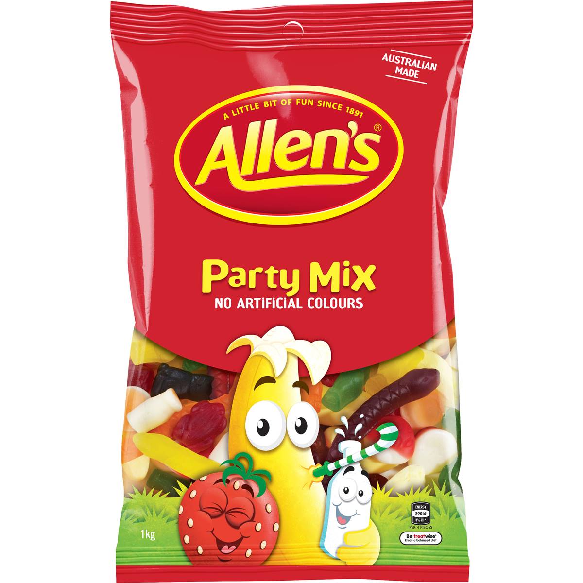 Calories in Allen's Party Mix Bulk Lollies