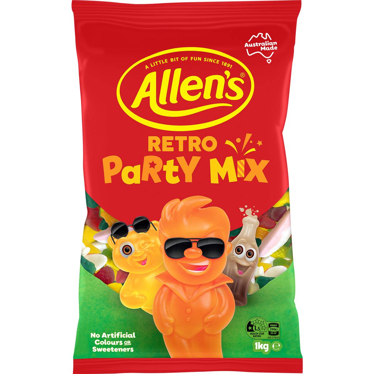Calories in Allen's Retro Party Mix