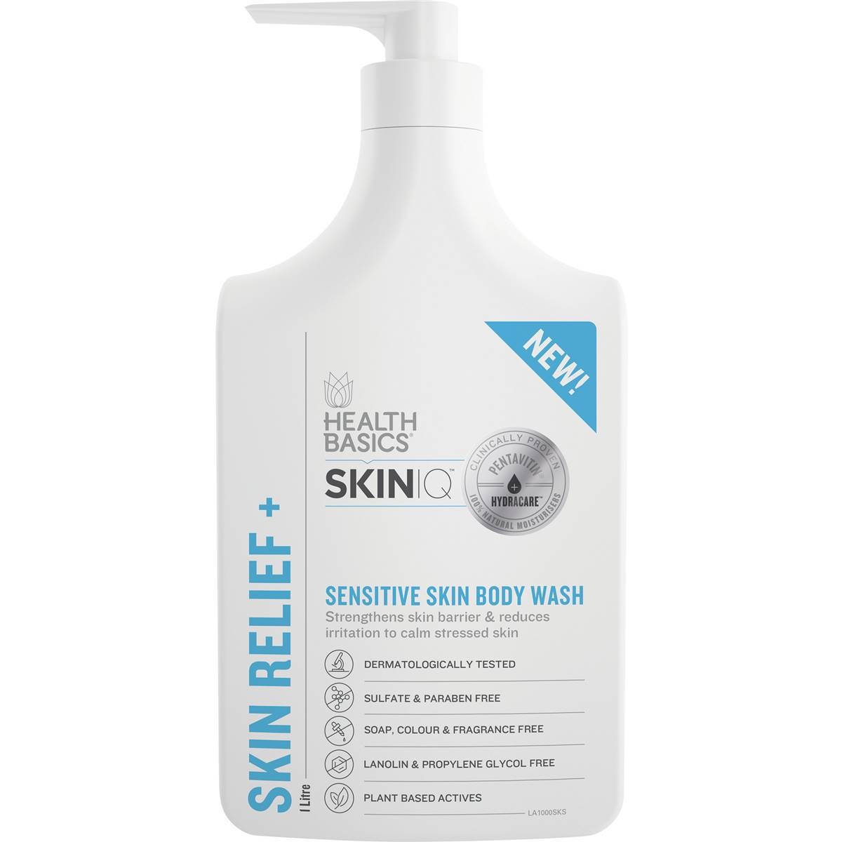 Health Basics Sensitive Skin Relief Body Wash 1L