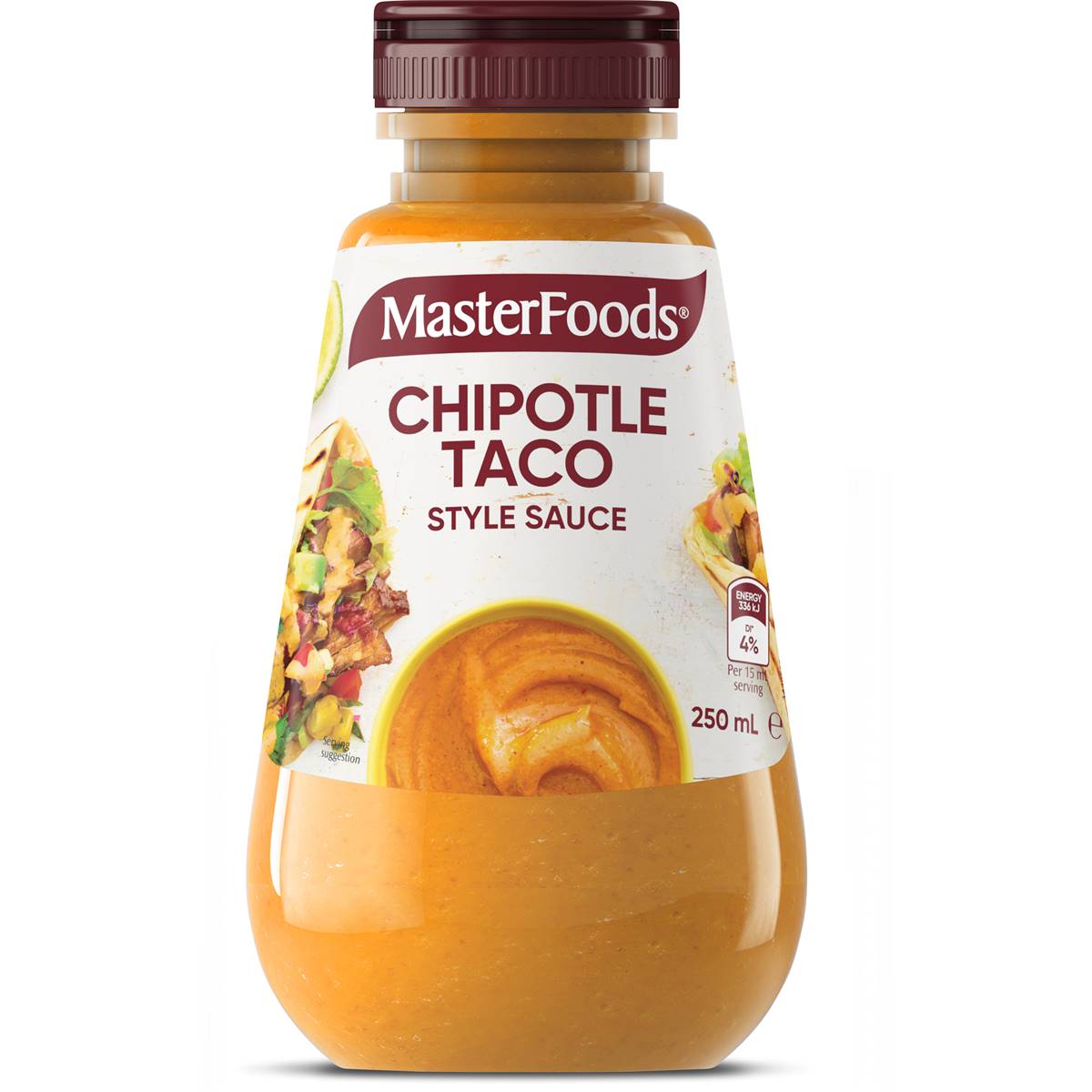 Calories in Masterfoods Chipotle Taco Style Sauce calcount