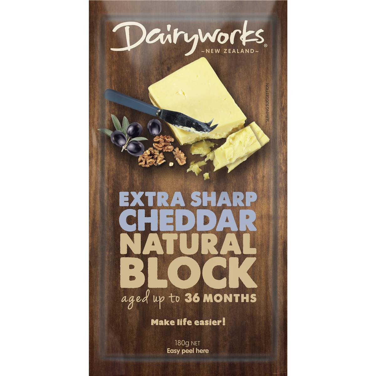 Calories in Dairyworks Extra Sharp Block calcount