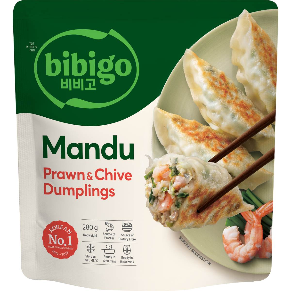 Bibigo Mandu Prawn & Chives Dumplings 280g – Woolworths