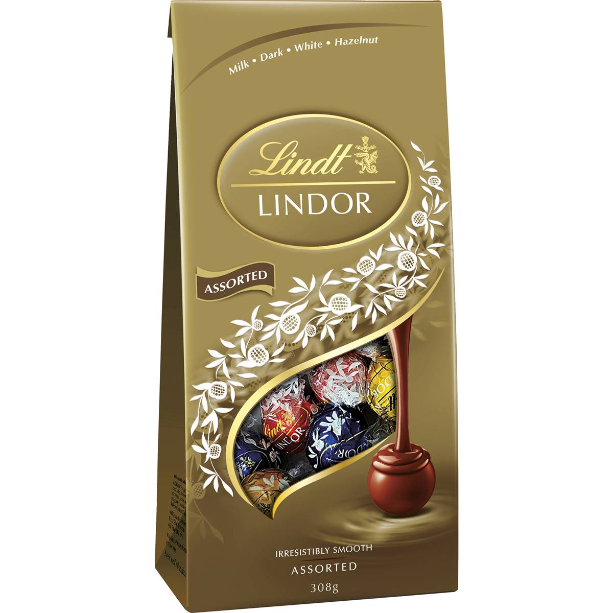 Lindt Lindor Chocolate Balls Assorted 308g bag | Woolworths