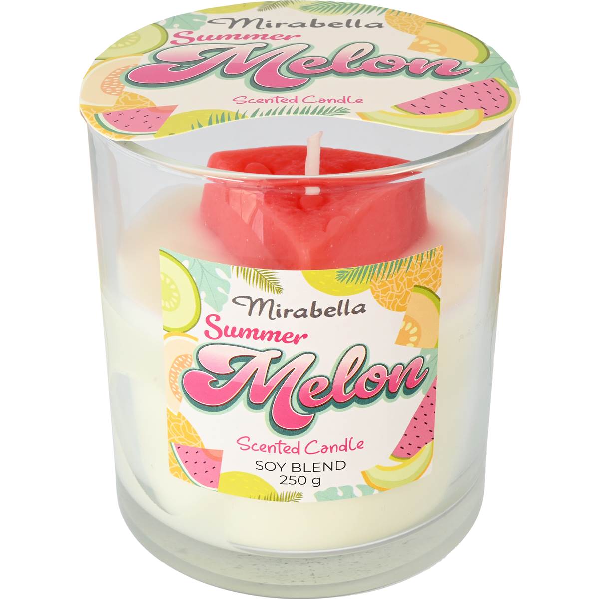 Mirabella Summer Melon Scented Soy Blend Candle