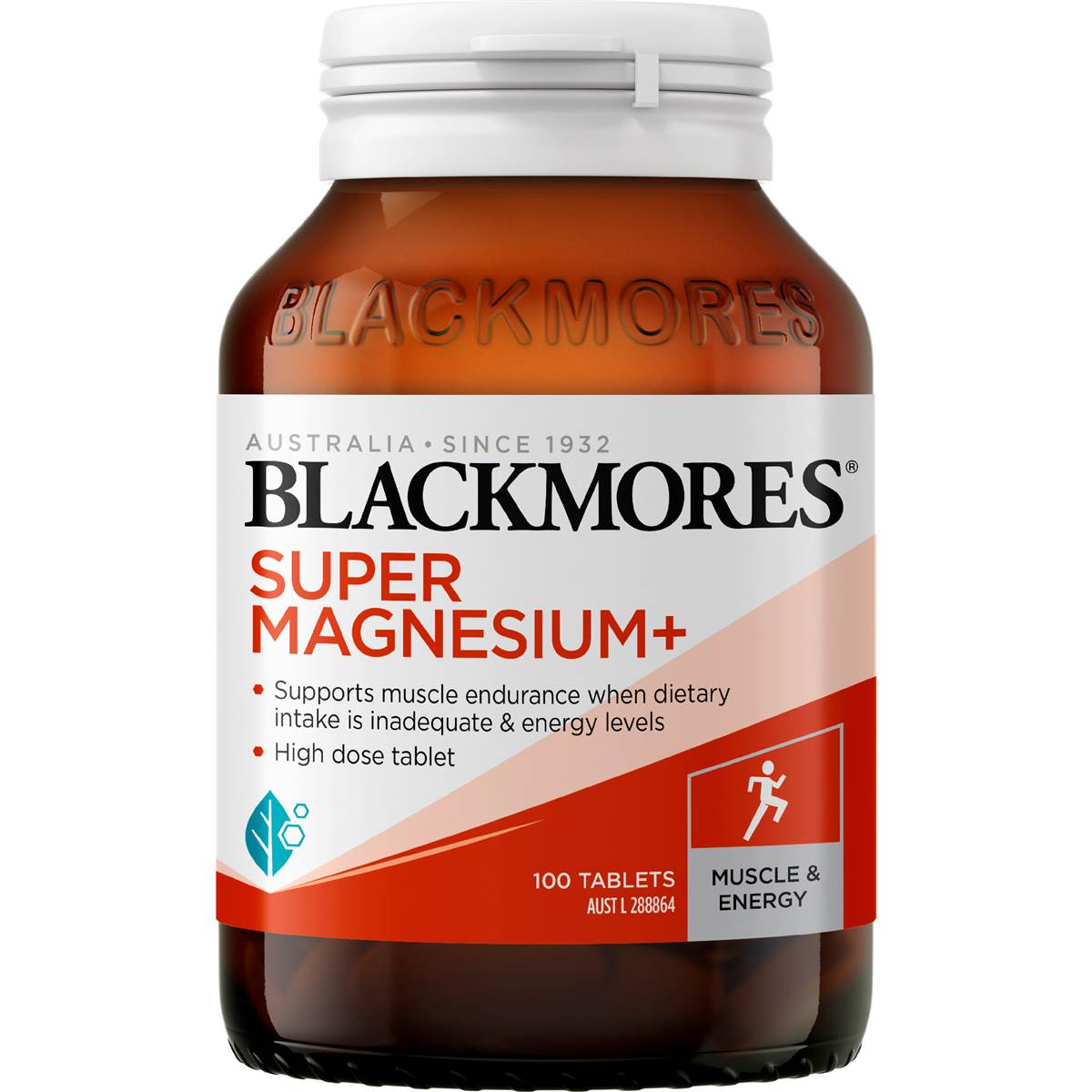 Blackmores Super Magnesium+ Muscle Health Vitamin Tablets 100 pack