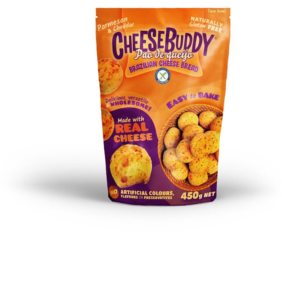 Calories in Cheesebuddy Gluten Free Cheese Puffs calcount