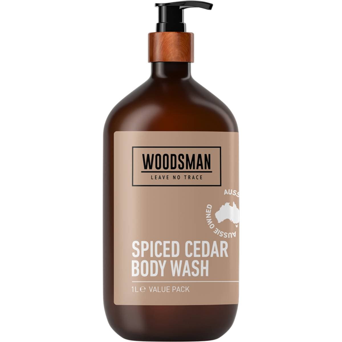 Woodsman Skincare Spiced Cedar Body Wash 1L