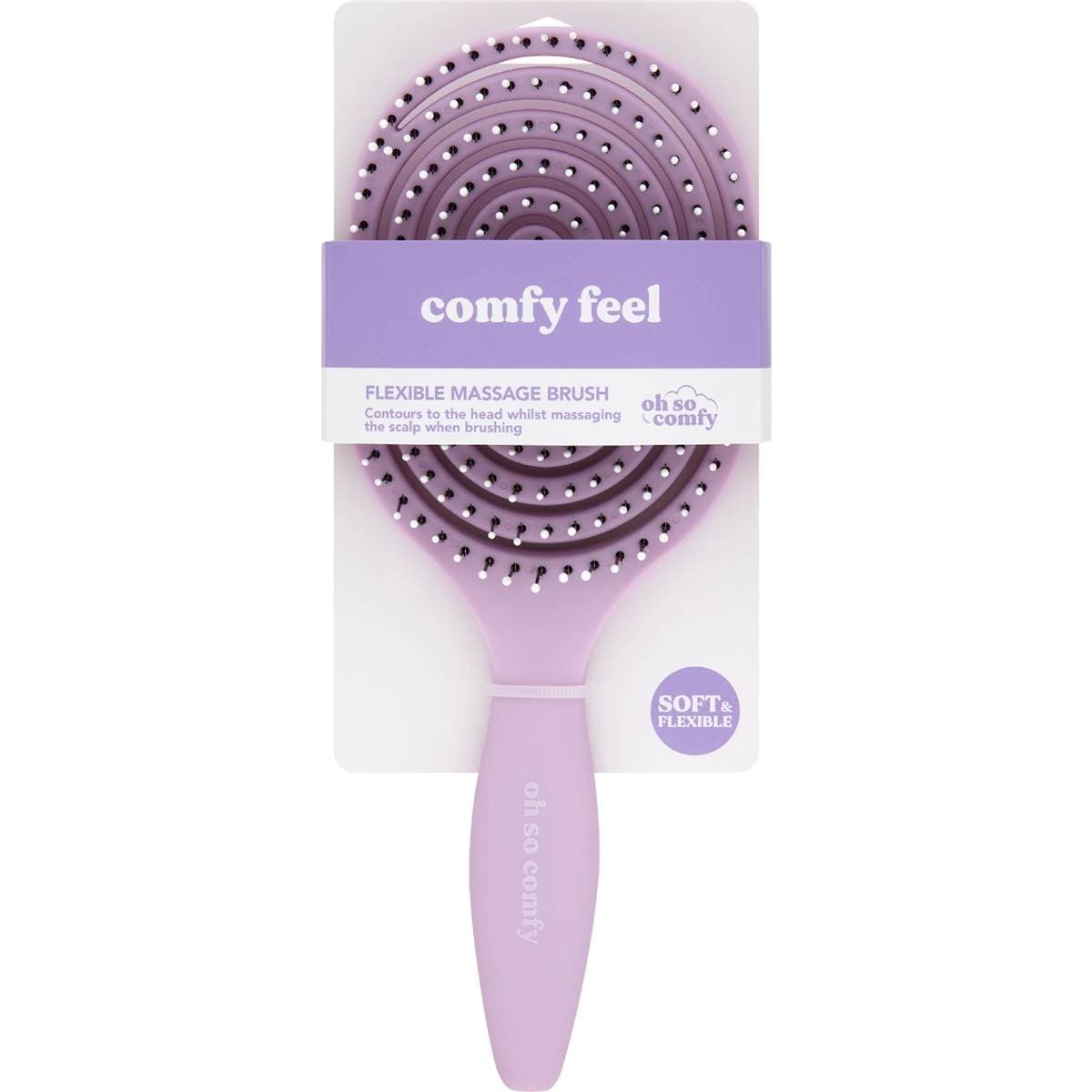Oh So Comfy Flexible Massage Hair Brush
