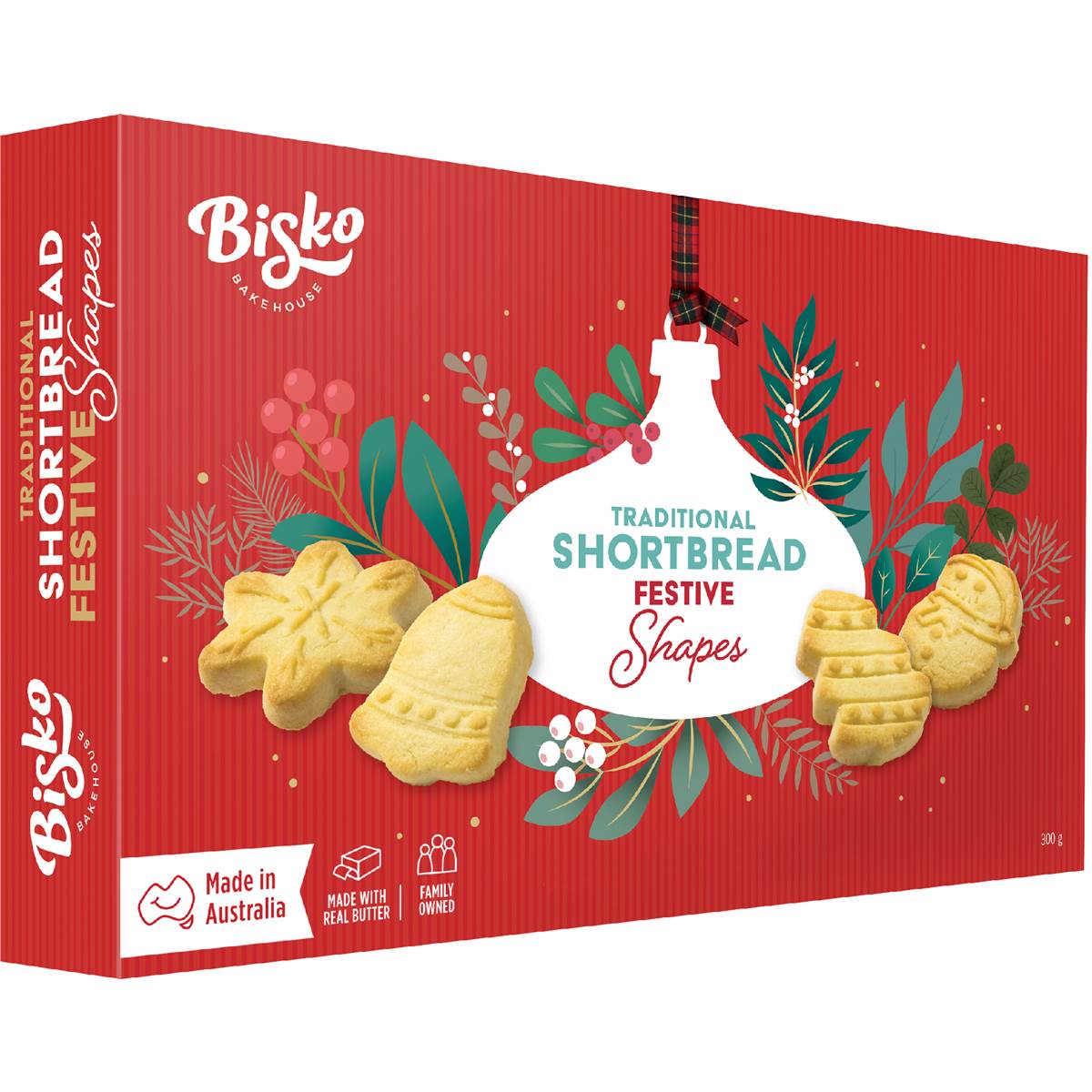 Bisko Bakehouse Traditional Shortbread Festive Shapes