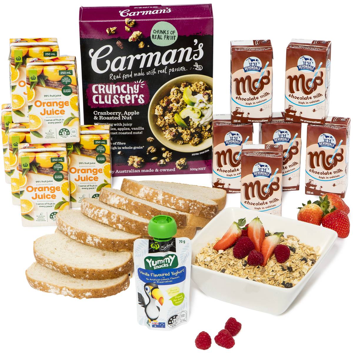 Kids Lunchbox Drink Poppers & Healthy Snacks Bundle Woolworths