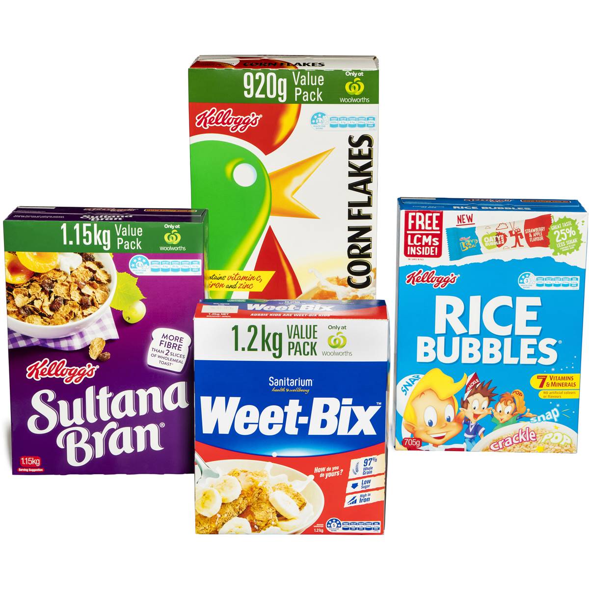 Traditional Cereal Favourites 4pk Bundle Woolworths