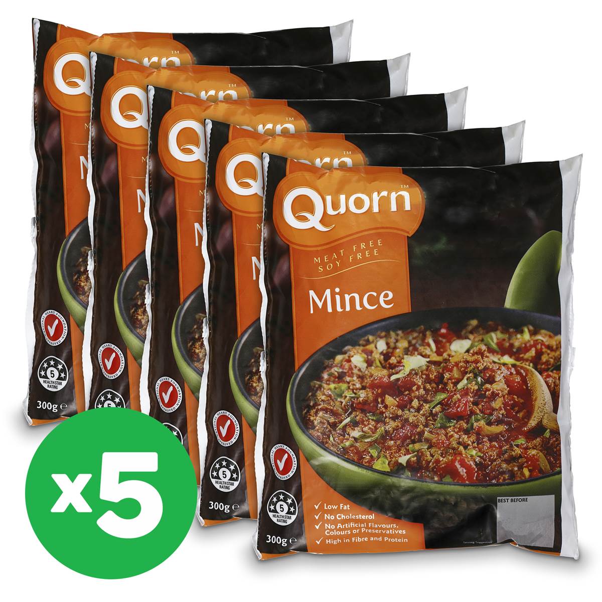 Quorn 'meat Free' Mince 300g X5 Bundle Woolworths
