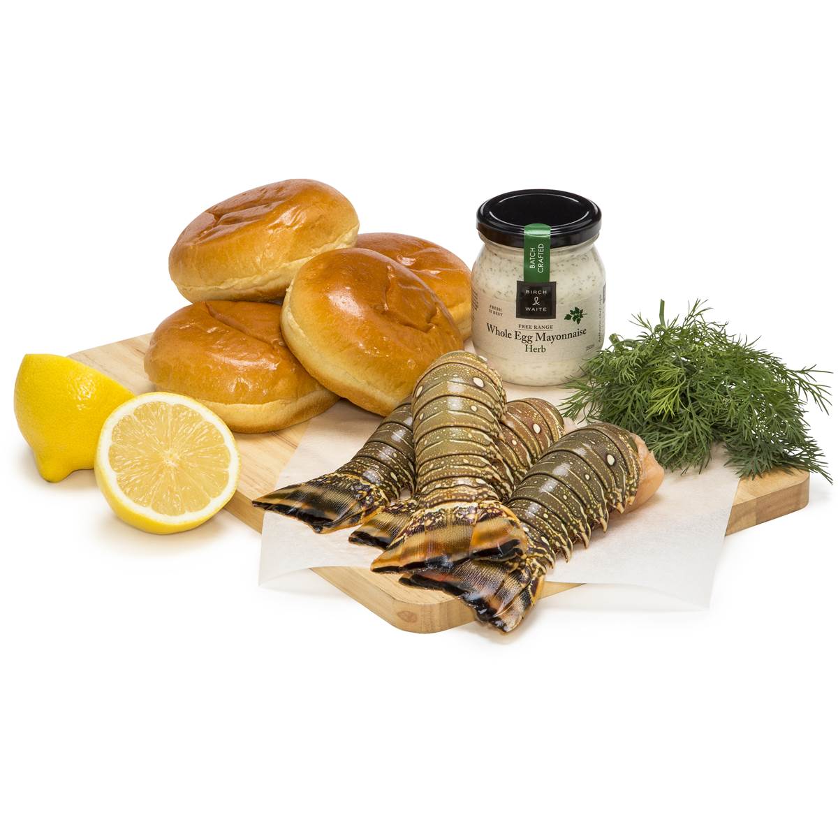 Lobster Tail With Herb Mayonnaise & Brioche Burger Bundle Woolworths