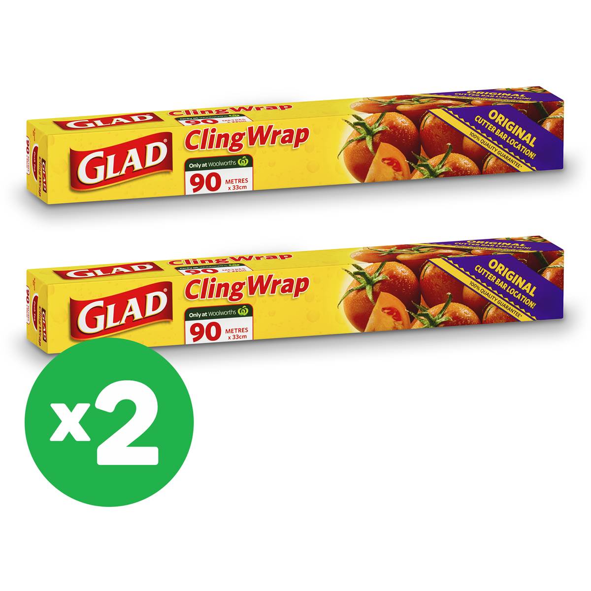 Glad Cling Wrap X2 Bundle Woolworths