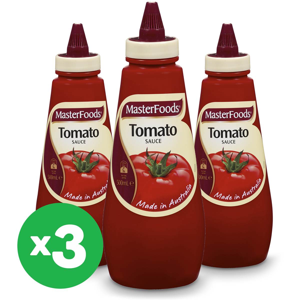 Masterfoods Tomato Sauce 500ml X3 Bundle Woolworths