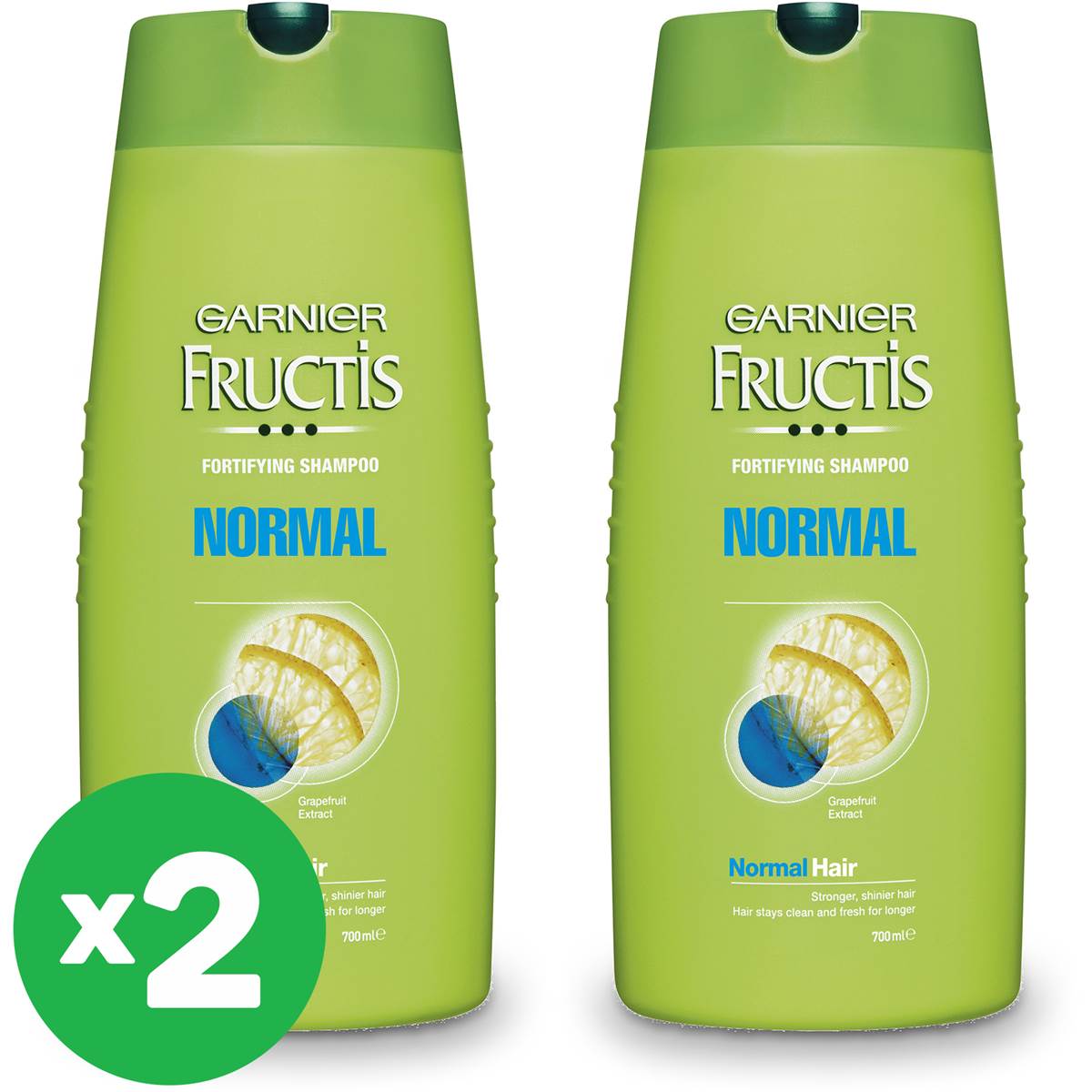 Garnier Fructis Shampoo Normal 700ml X2 Bundle Woolworths