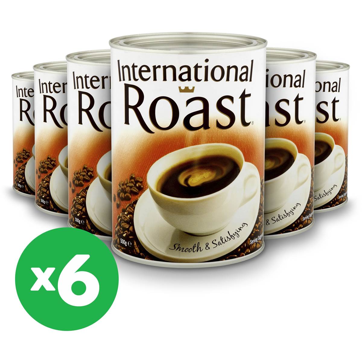 International Roast Coffee 500g X6 Bundle Woolworths