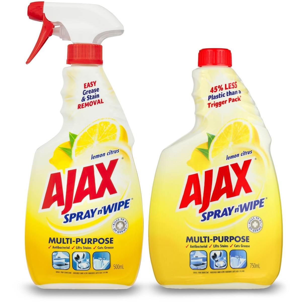 Ajax Multipurpose Cleaner Trigger & Refill Bundle | Woolworths